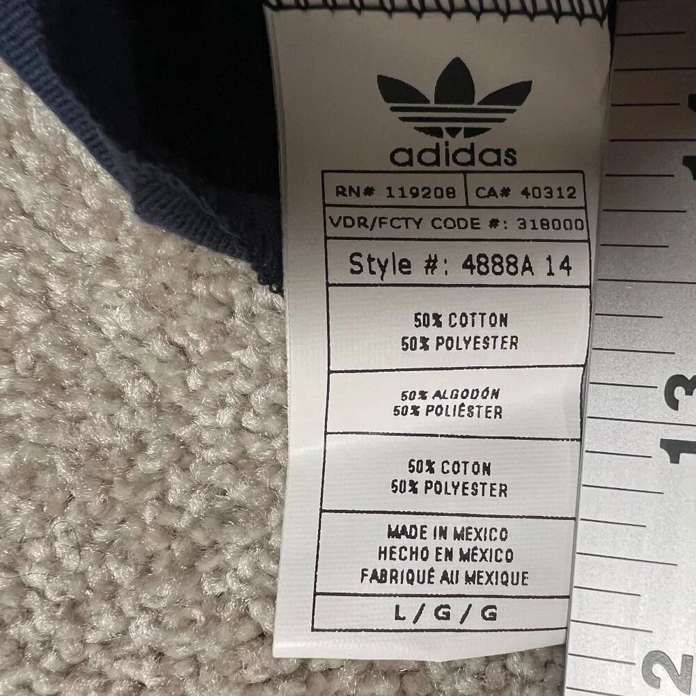 Adidas Mens L Blue Gray Sporting Kansas City MLS Soccer Raglan Sleeve Jersey NWT - Picture 4 of 7